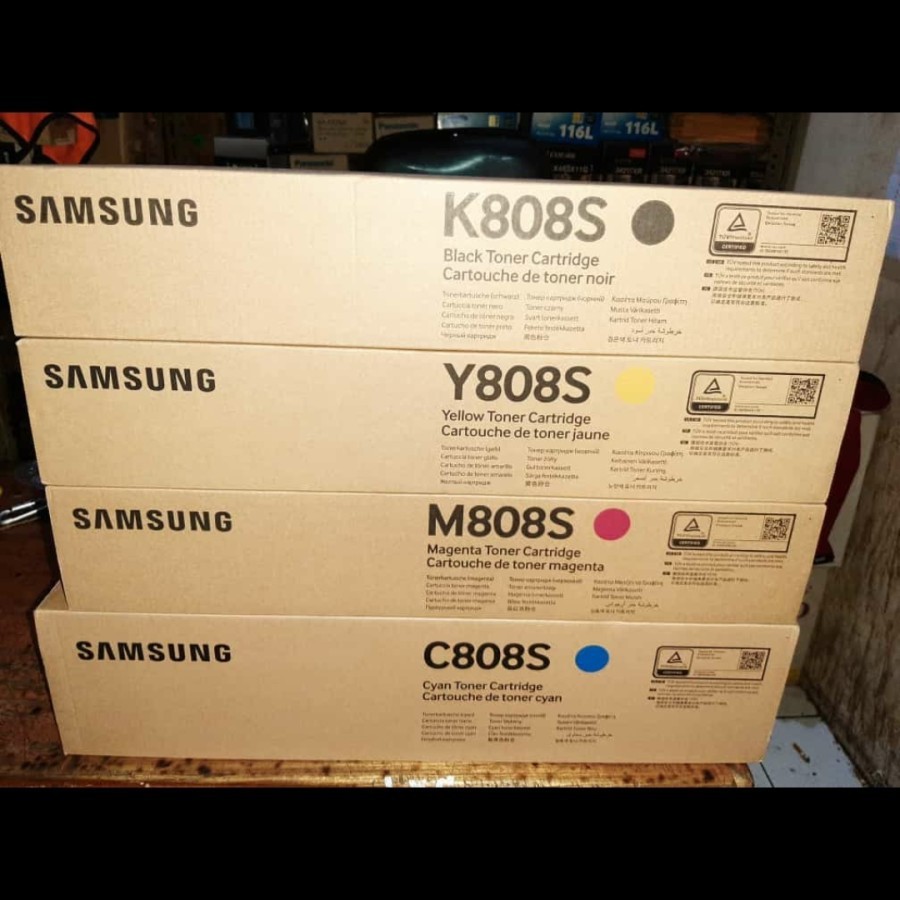 TONER SAMSUNG CLT-808S BLACK & COLOR (K808S C808S M808S Y808S)  1 SET