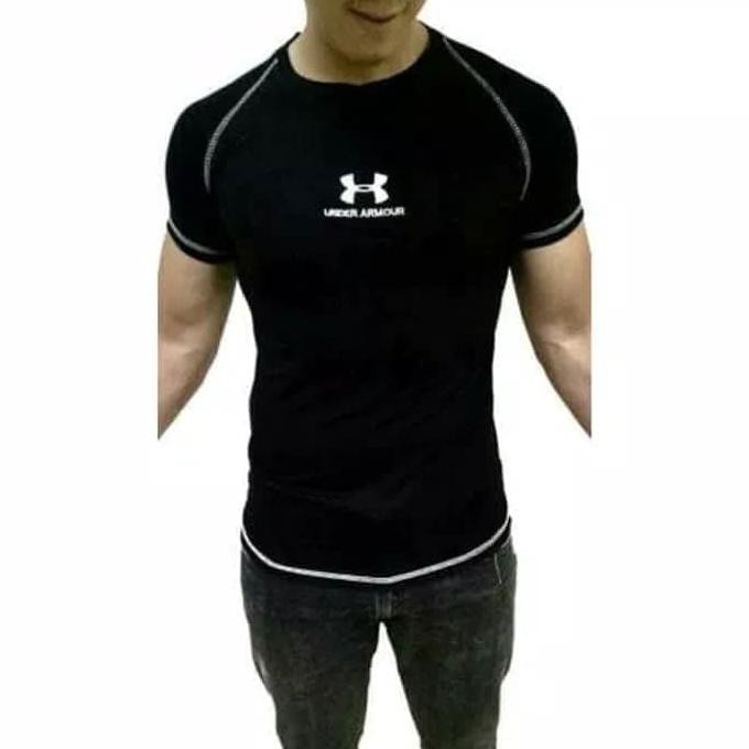 Diskon Baju Kaos Gym Fitness Training Under Armor Underarmor Terbaru
