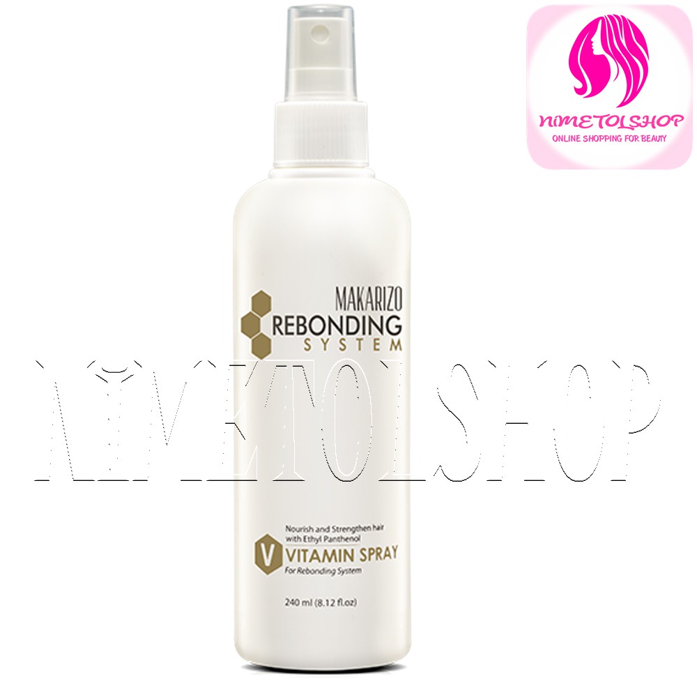 Jual Makarizo Rebonding System Vitamin Spray 240ml Rambut Proses Smoothing Pelurusan Indonesia Shopee Indonesia