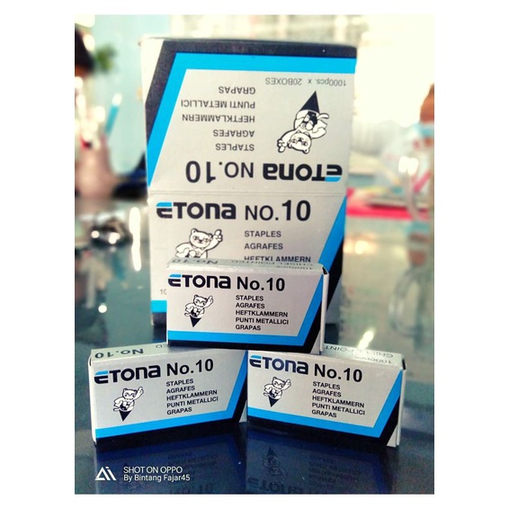 

Isi staples kecil HD 10 Etona