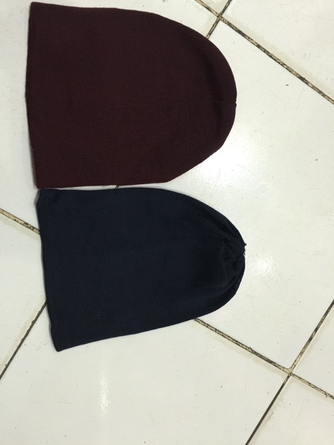 Kupluk/Beani polos warna warni