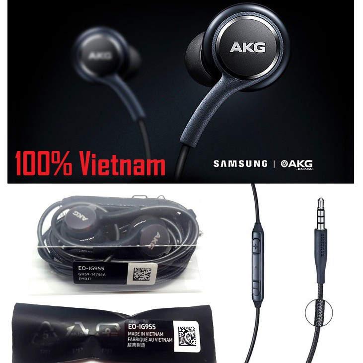 Original AKG Samsung S8 Headset Dual Driver Earphone Crisp Balance