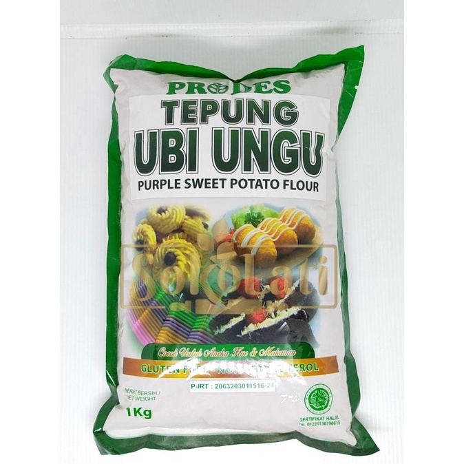 

[[COD]] Tepung Ubi Ungu Gluten Free, 1kg PRODUK TERBATAS Kode 892