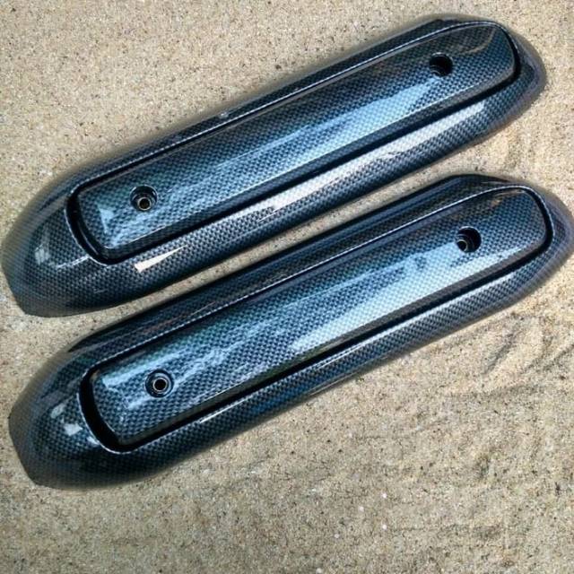 Tameng knalpot mio carbon