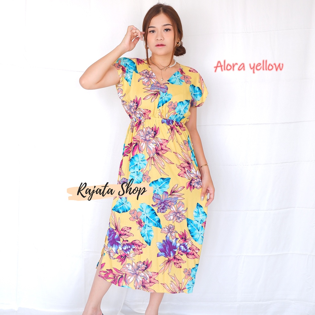 Daster Bali MANOHARA-MANO ALORA YELLOW