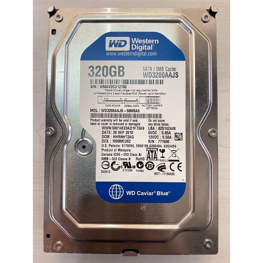 HARDISK HDD WD BLUE 320GB Harddisk Sata 3.5&quot; Termurah