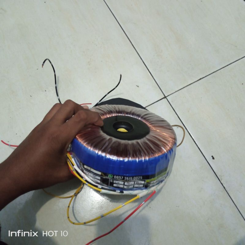 trafo toroid donat 10 Amper CT 55-65