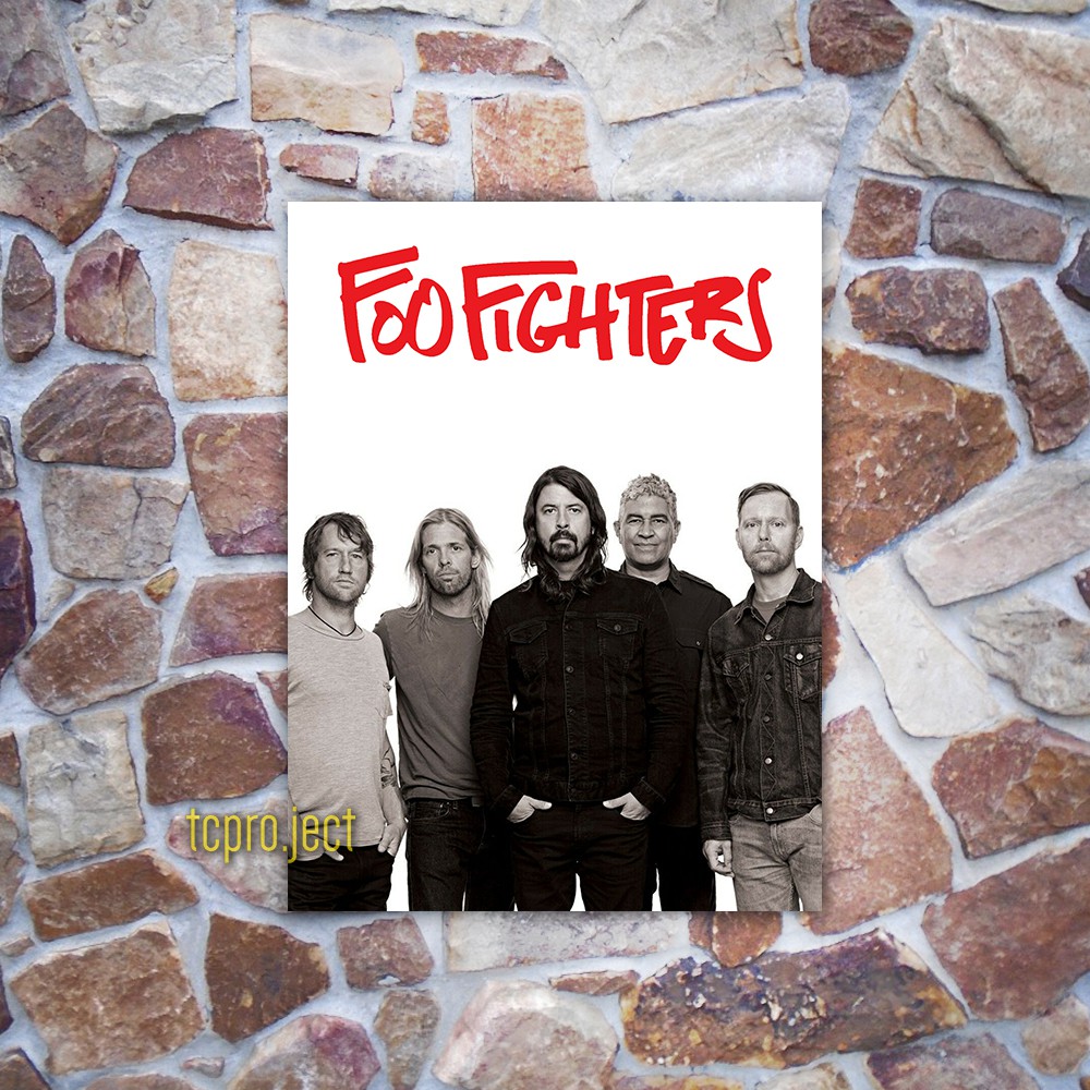 FOO FIGHTERS BAND ALBUM POSTER - DEKORASI HIASAN DINDING