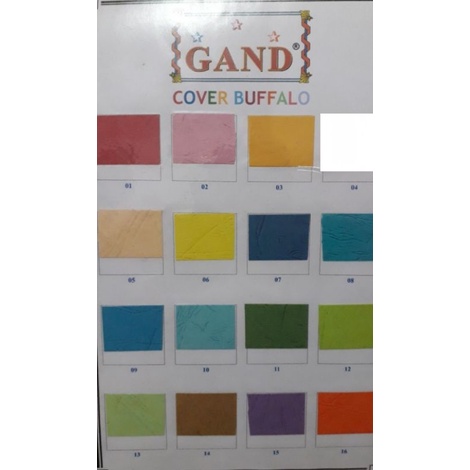 

1PAK 1WARNA Kertas karton print buffalo cover jilid