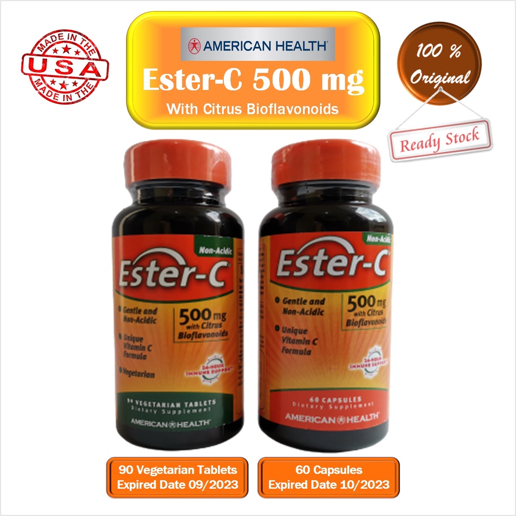 American Health Ester-C 500 mg with Citrus Bioflavonoids