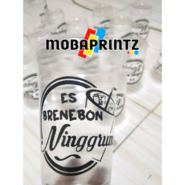 Sablon Gelas Cup Plastik