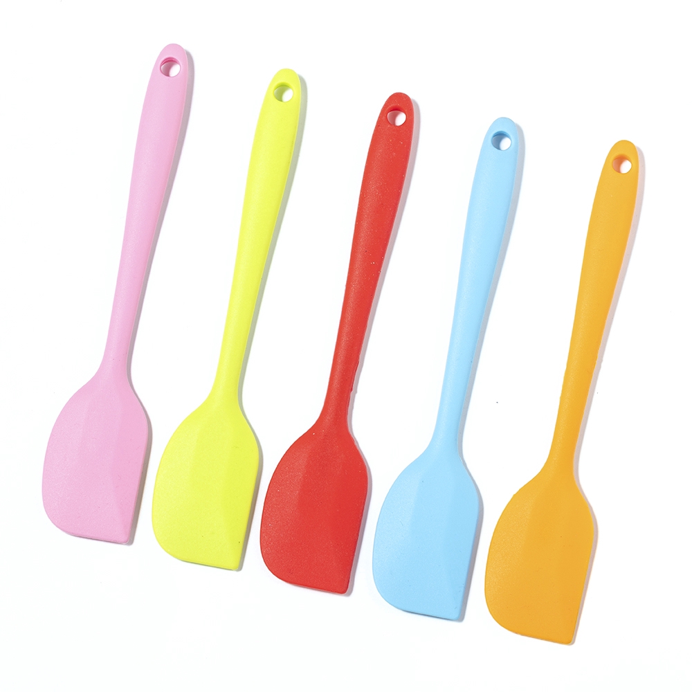 Spatula Bahan Silikon Warna Acak Untuk Mengaduk Telur