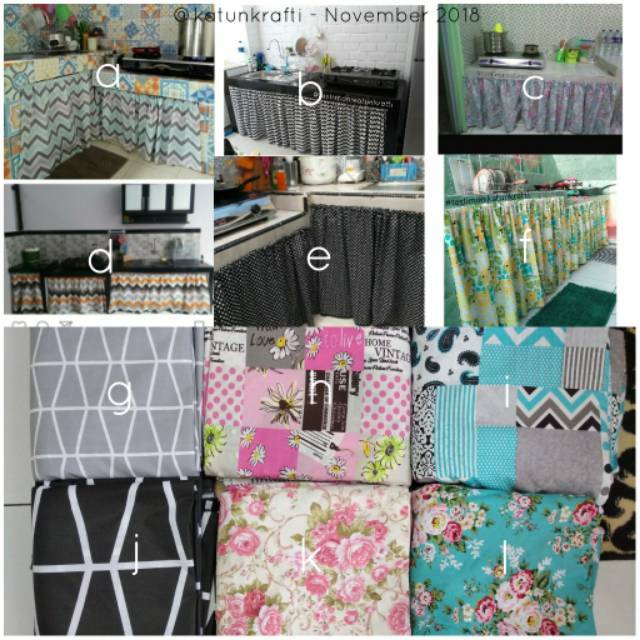  Tirai Kolong Dapur  Anti Air Deco Desain Rumah