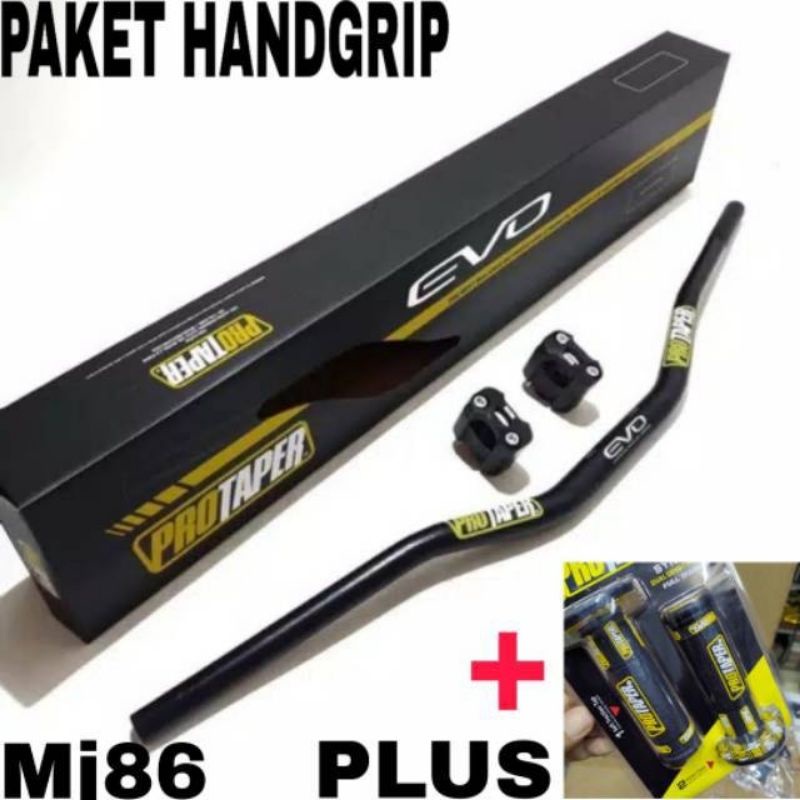 Paket Stang Protaper Evo Low plus busa palang stang Protaper Fuzion twinwall KLX CRF Vixion new