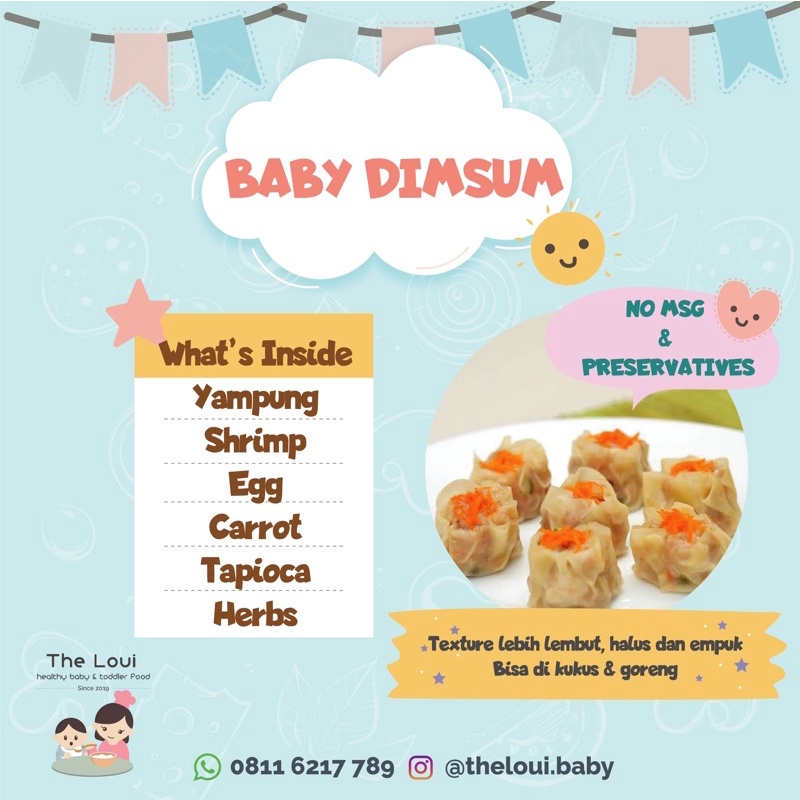 

Baby Dimsum / Siomay Mpasi