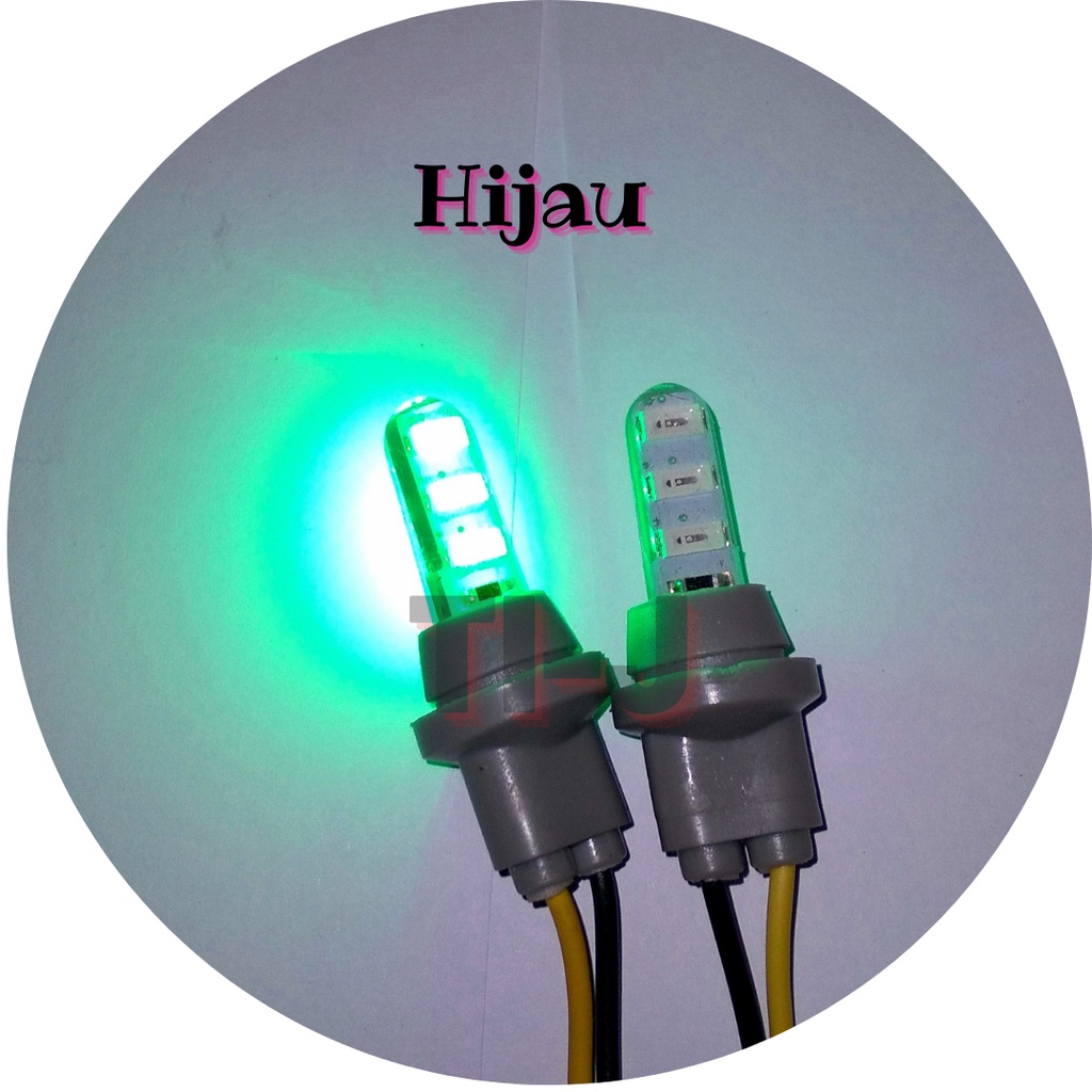 2pcs Lampu Sen Sein Senja Jelly Led Warna Merah,Biru,Kuning,Hijau,Putih,Pink Bsa Untuk SpeedoMeter