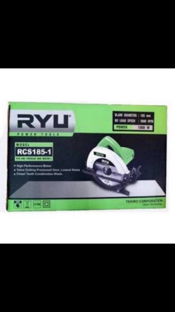 Mesin Circular Saw RYU RCS185-1 - Gergaji Circle 7-1/4’’