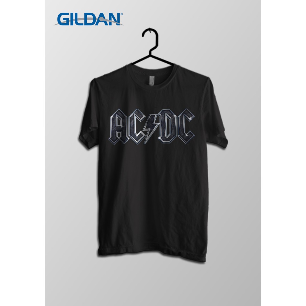 AC/DC - Diamond Logo Kaos Band Original Gildan