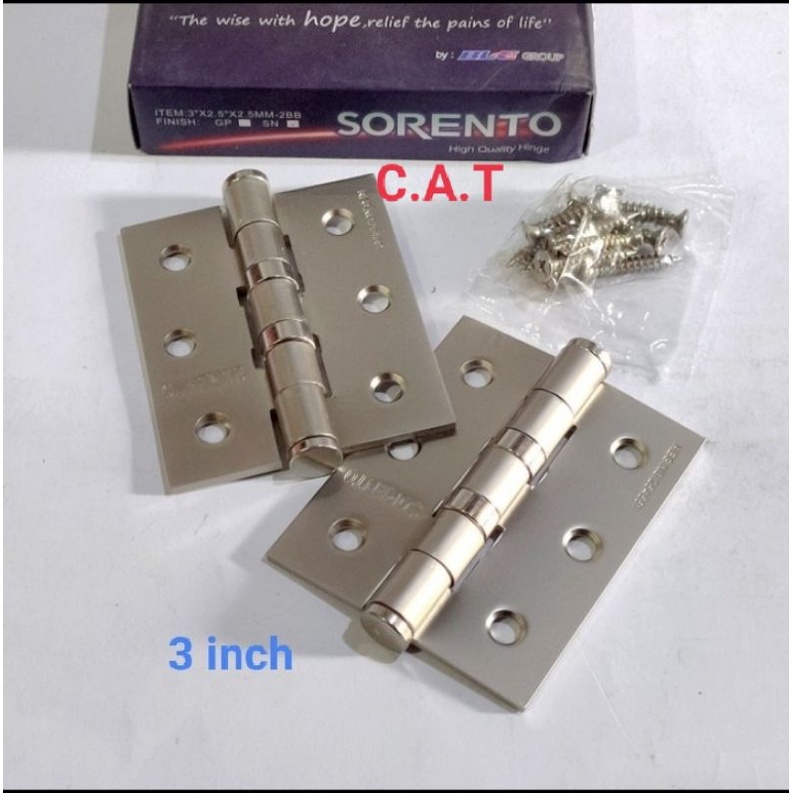 Engsel jendela 3 inch, SORENTO / Engsel 3" SORENTO / By BELLUCCI