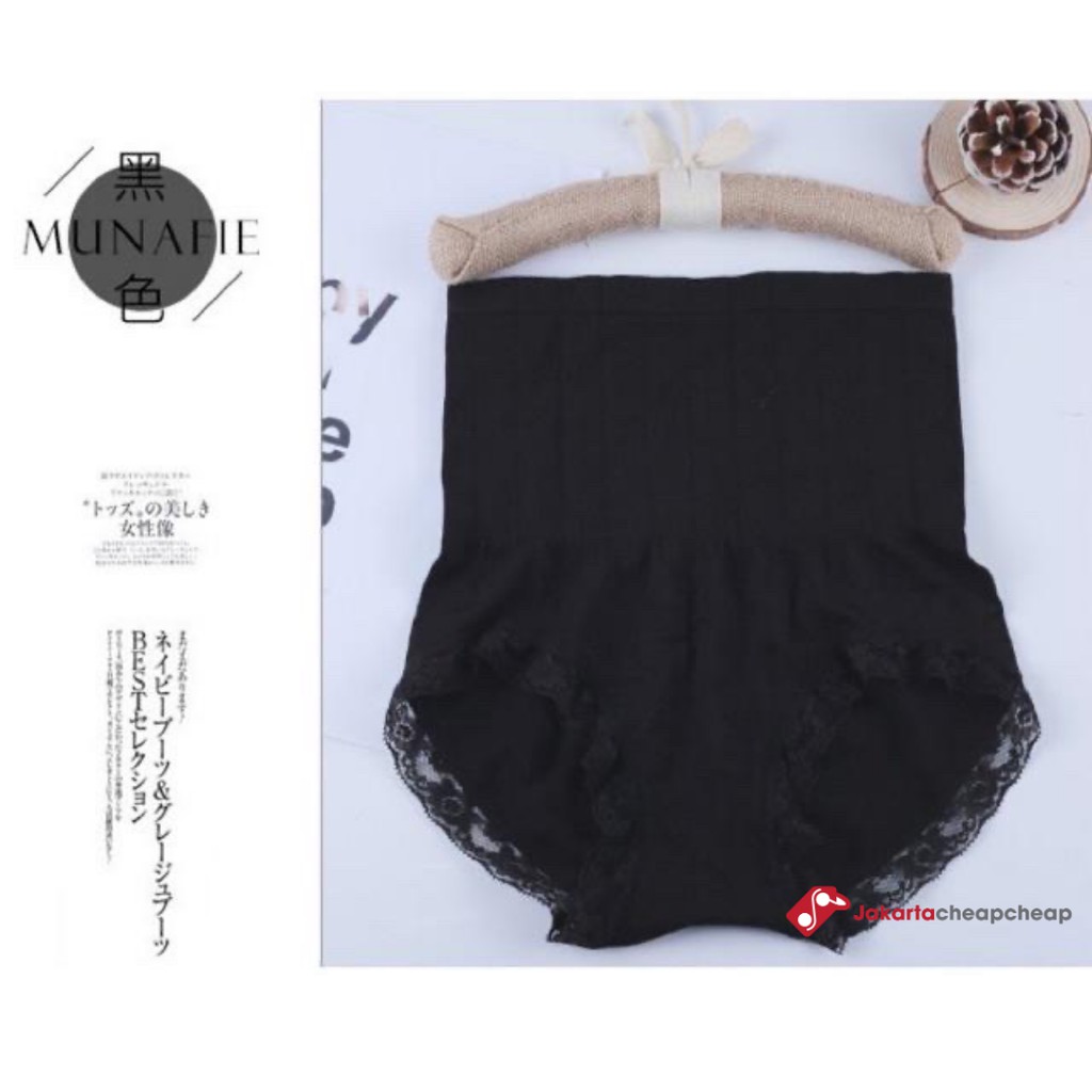 JC073 Munafie Slimming Pants Celana Dalam Wanita Korset Pengecil Perut