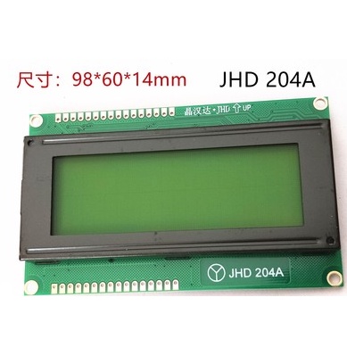 Jhd629-204a M12 JHD204A Modul Layar LCD Kuning Hijau Biru Karakter