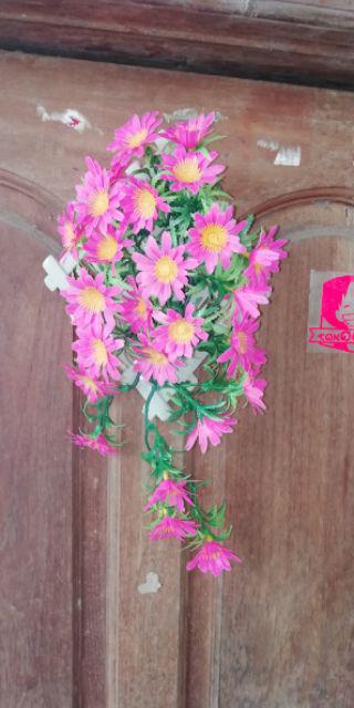 C5 Bunga Alganos/bunga Plastik/bunga Gantung/bunga Sintetis/bunga Hiasan/bunga Dekorasi/paket Bunga