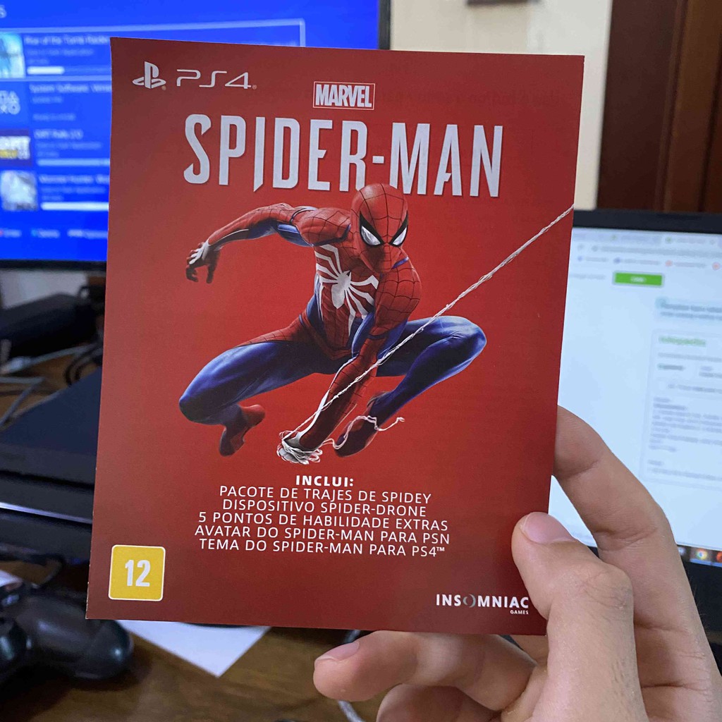 DLC Marvel Spiderman PS4 Region 1