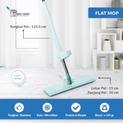 Alat Pel Lantai Magic Flat Mop