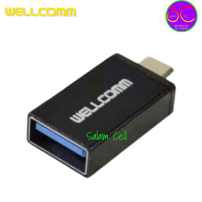 OTG Usb WELLCOMM Cocok Untuk Semua Type HP Original