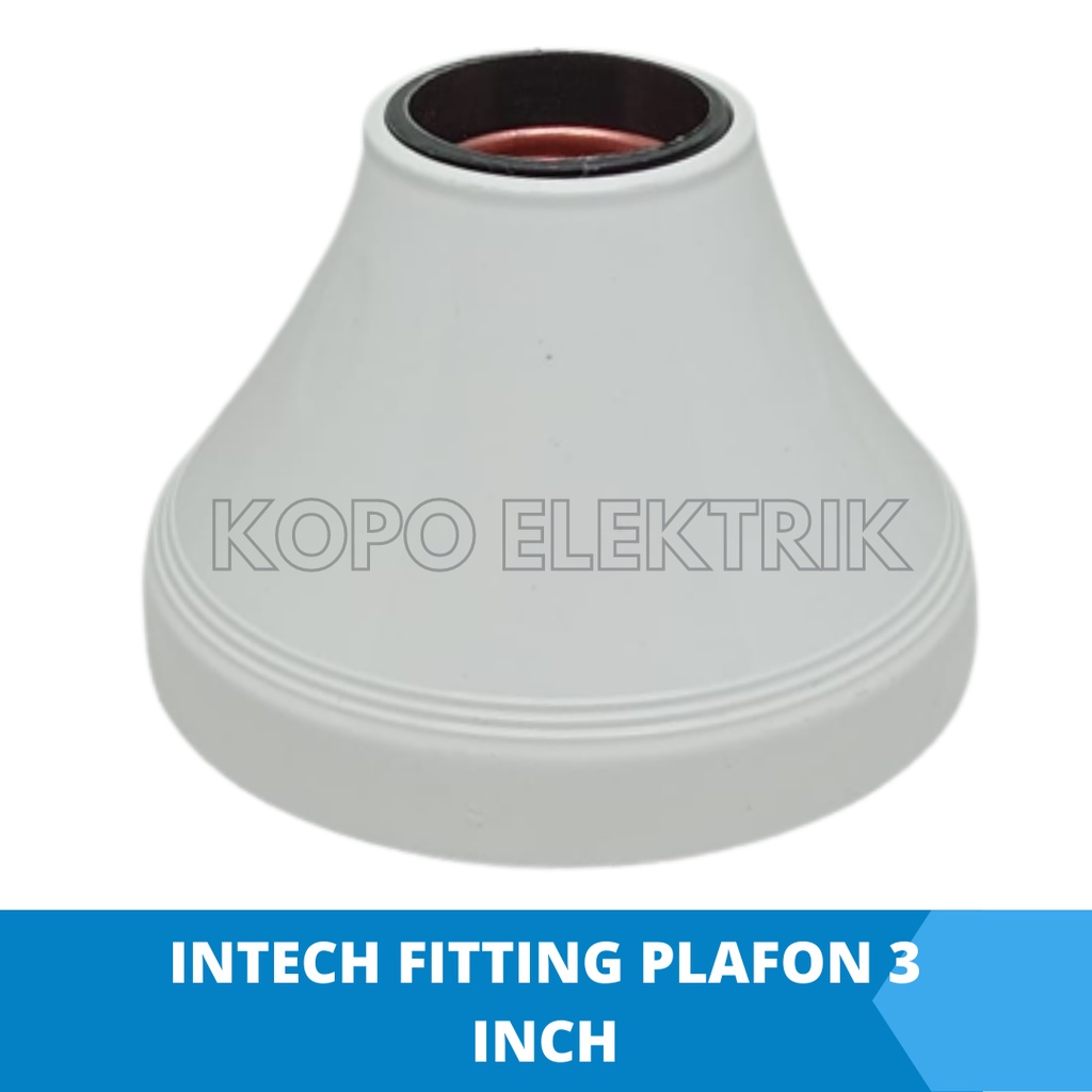 Intech Fitting Lampu Plafon 3 Inch