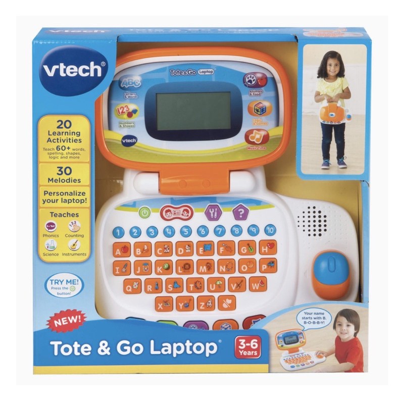 Vtech Tote and Go Laptop Orange