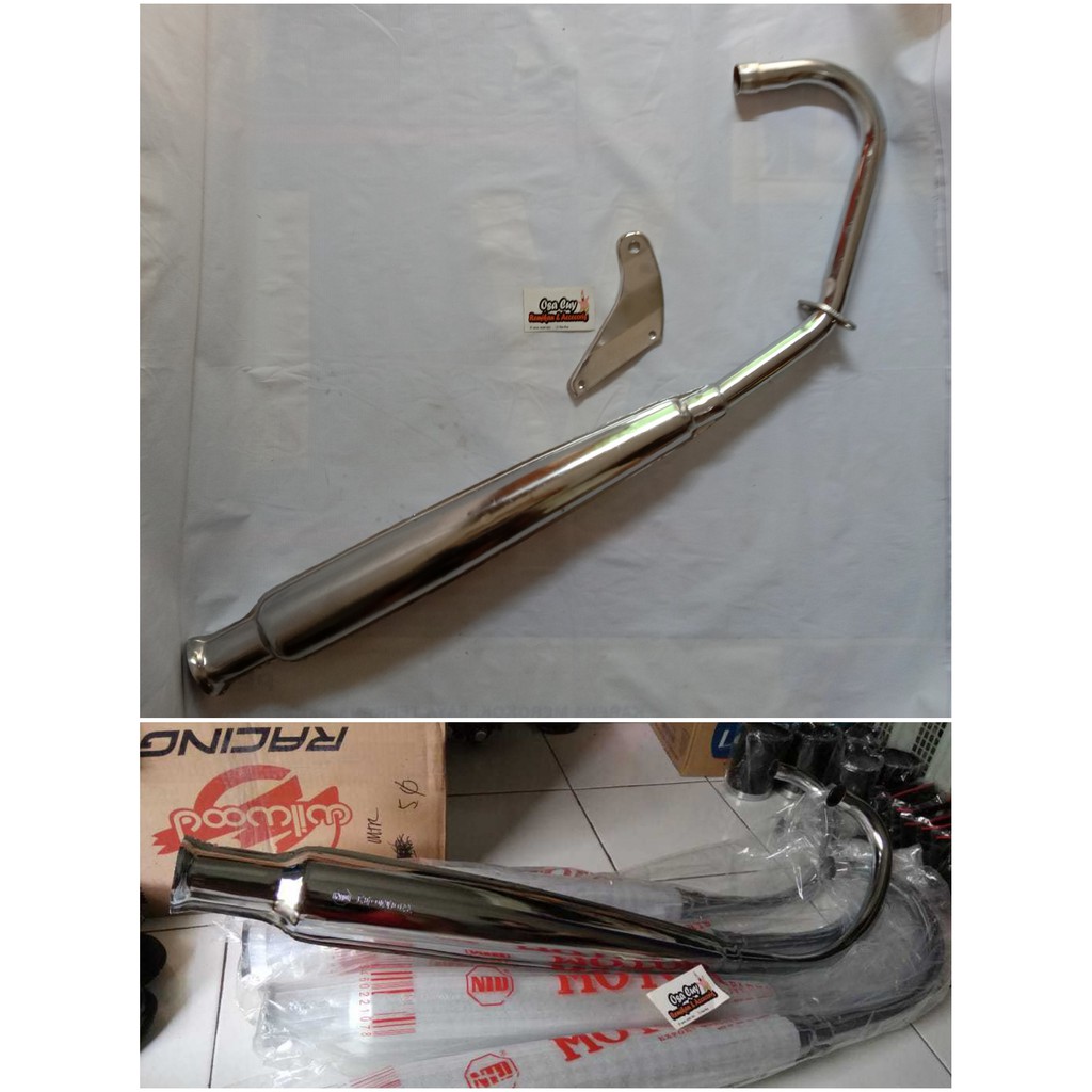 knalpot cb125 merk ntd standar  knalpot cb plor knalpot plor murah knalpot home industri