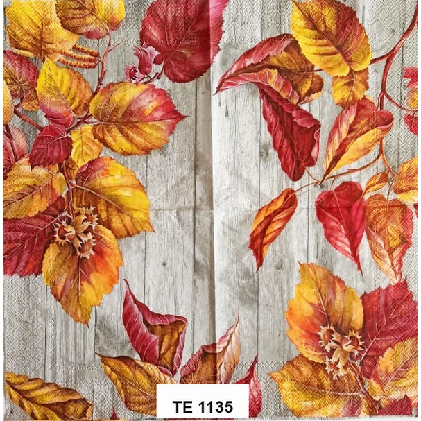 Tisu  Napkin Kerajinan  Decoupage Eropa  33X33 CM TE 1135 TTS