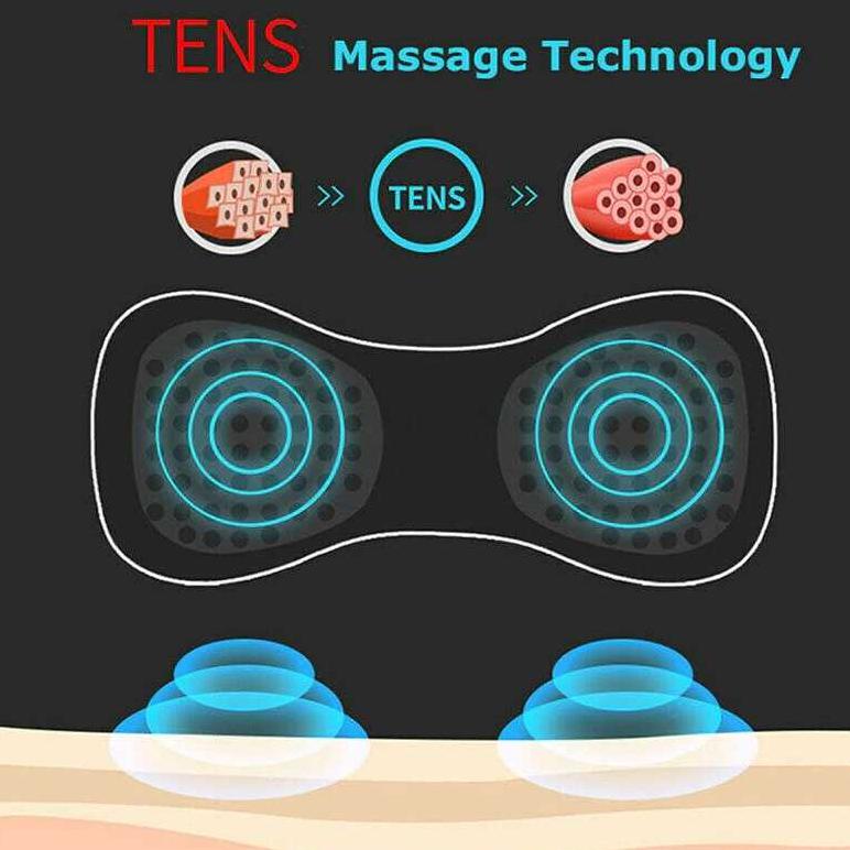 Murah Berkualitas Yovip Alat Pijat Mini Portable Ems Leher Neck Massager - Hq-185 Rmt 10