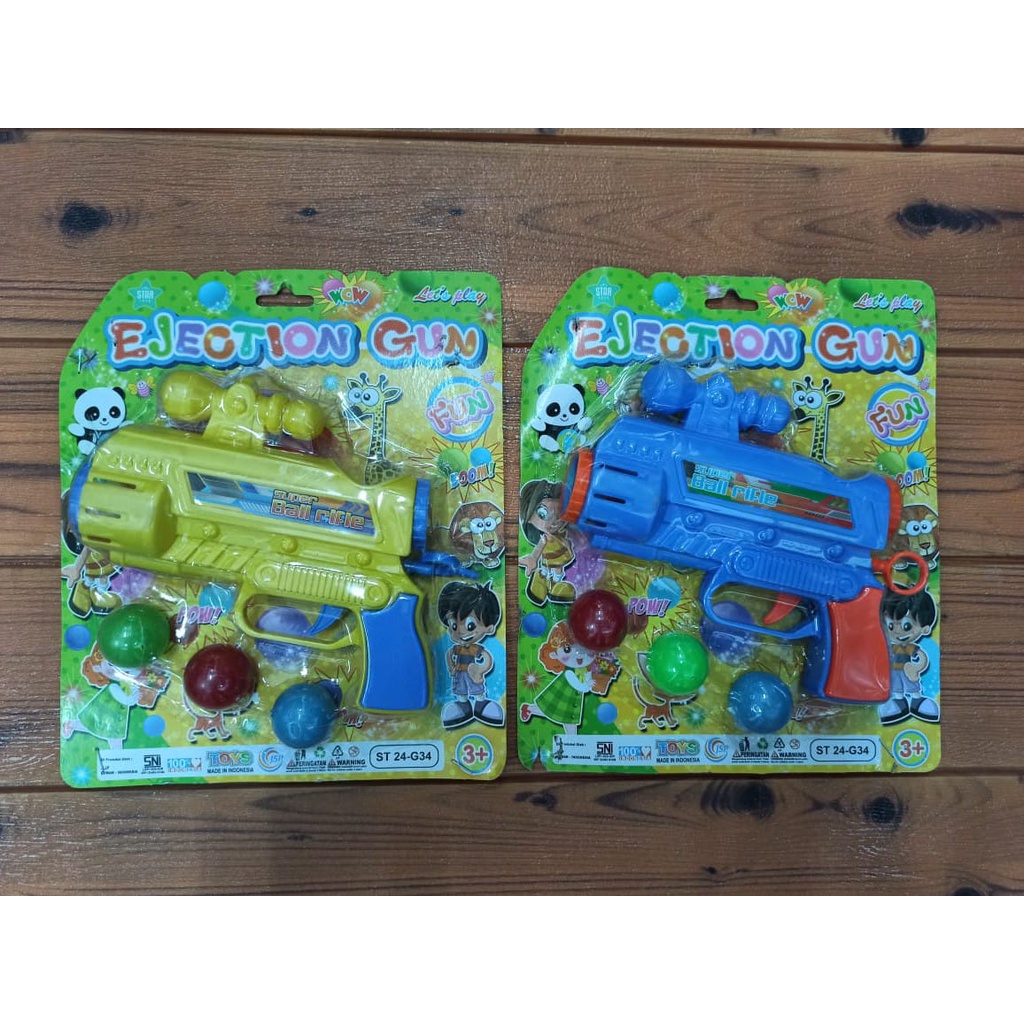 JUAL MAINAN ANAK MURAH MAINAN TEMBAK TEMBAKAN EJECTION GUN/MAINAN TEMBAK BOLA ST.24-G34