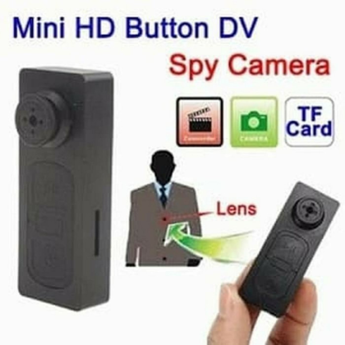 Spy Cam Model Kancing Baju - Small Kamera Pengintai Mini 918