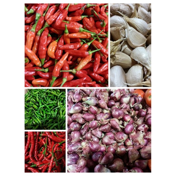 

[BEKASI KHUSUS KURIR INSTAN] ANEKA CABE DAN BAWANG TIMBANGAN 250GRAM