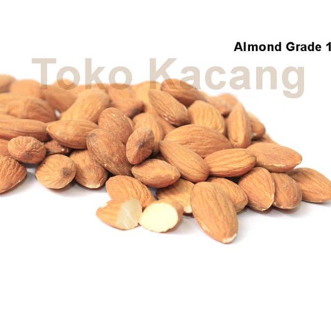 

MURAH PROMO Kacang Almond Kulit Ari Oven / Matang 500gr