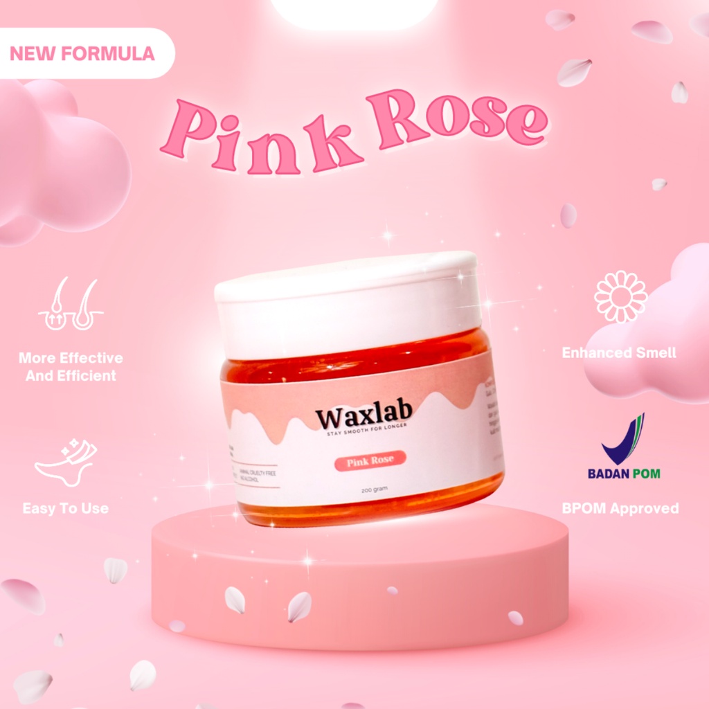 Waxlab - Pink Rose Sugar Waxing Kit 200gram