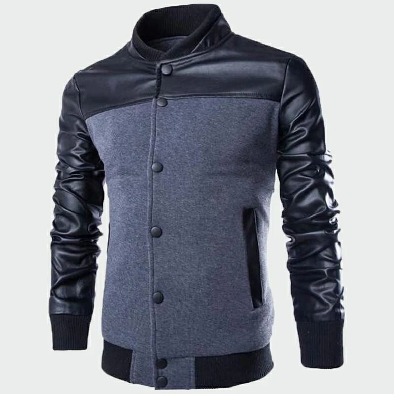 Jaket fleece sapotong double kerah