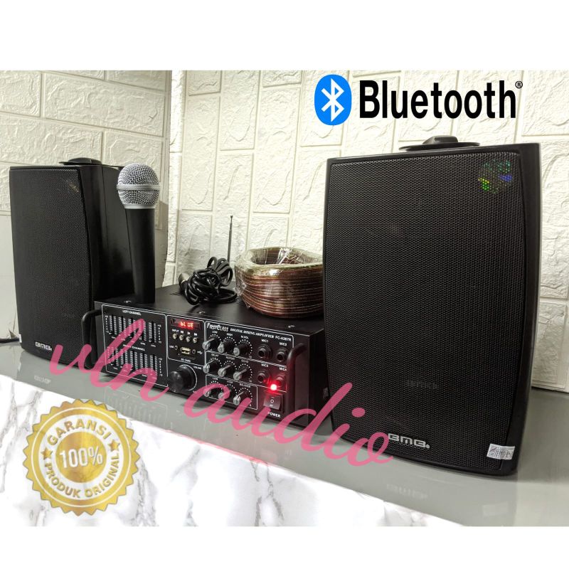 paket sound system speaker BMB 5IN + ampli mini USB BLUETOOTH MP3 ORIGINAL