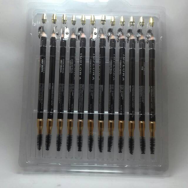 PENSIL ALIS IMPLORA GREY BROWN BPOM LUSINAN