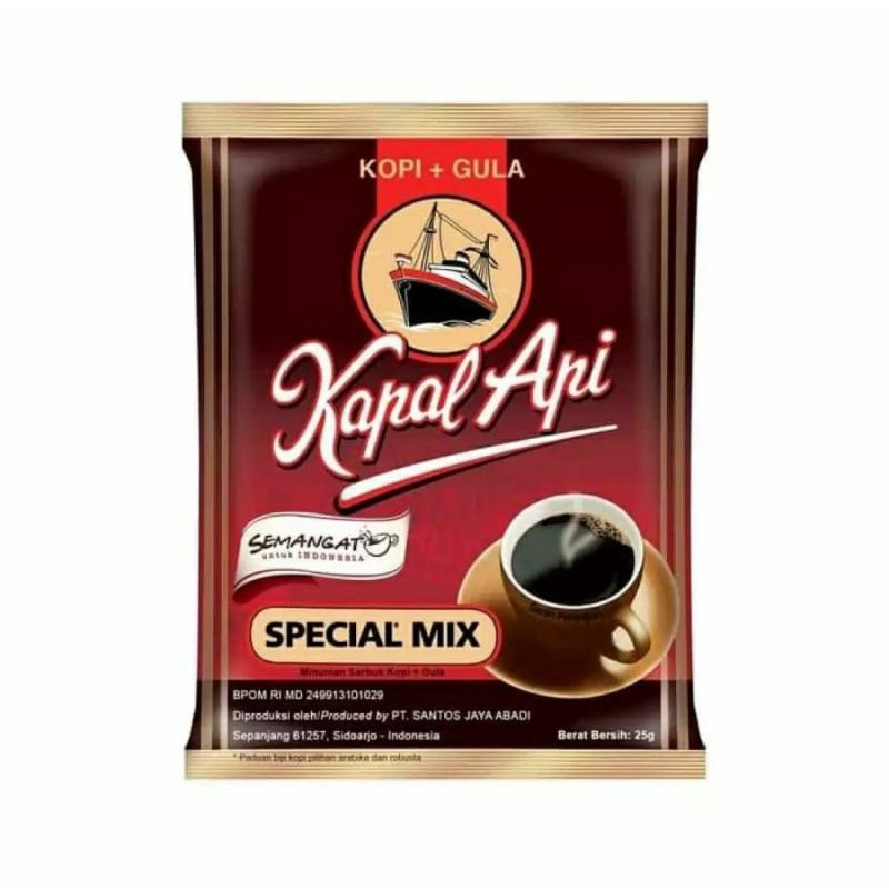 

Kopi Kapal Api spesial mix 24gx10sachet