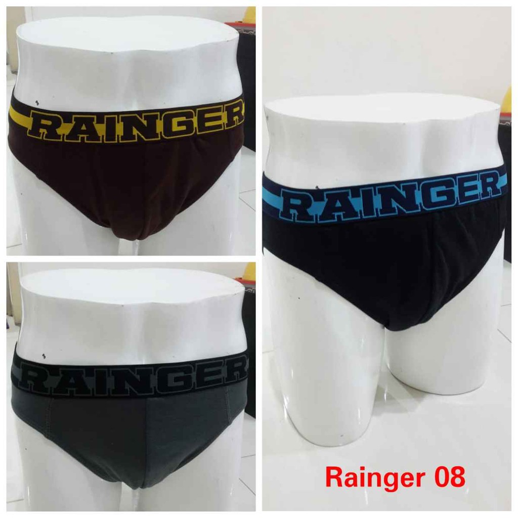 3 Pcs Celana Dalam Pria Rainger RG 08 | CD Rainger Pria Dewasa | Celana Pria | Sguna