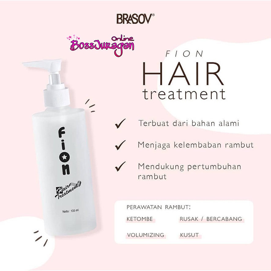 (BOSS) ( 135ML ) FION HAIR TREATMENT SERUM  - FION HTS 135ML