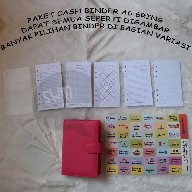 

Paket Cash Binder A6 6Ring - Budget Wallet Plan Dompet Pintar Anggaran