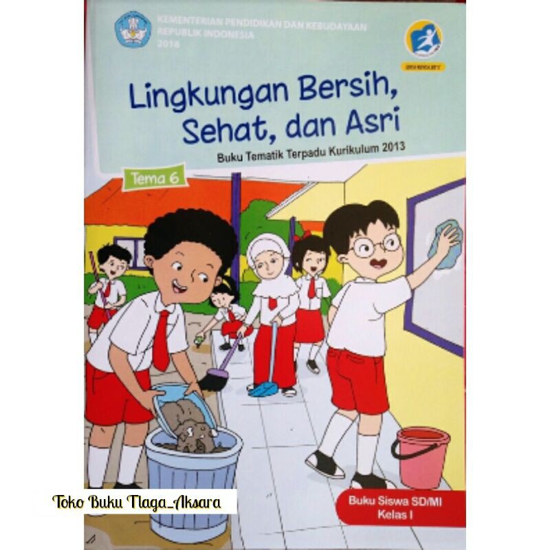 Buku Tematik Tema 6 Kelas 1 SD/MI