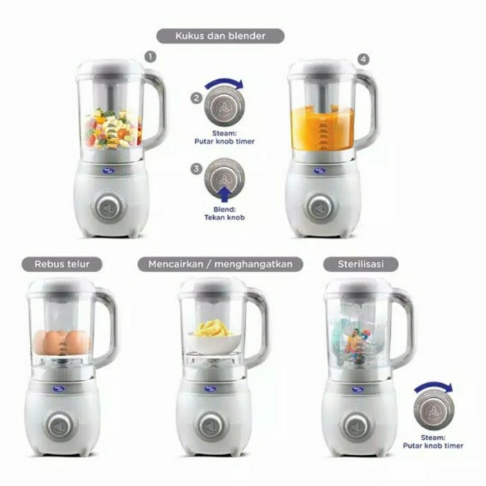 BABY SAFE 6in1 Baby Food Processor LB012 Steam Blend Cook Food Maker