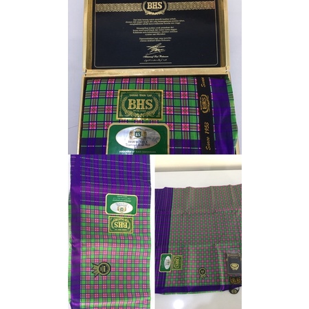 Sarung BHS Classic Sutera Sutra Spunsilk Jadul Motif KBS Original Bukan Afkir BS Cacat Bahan Sutra B