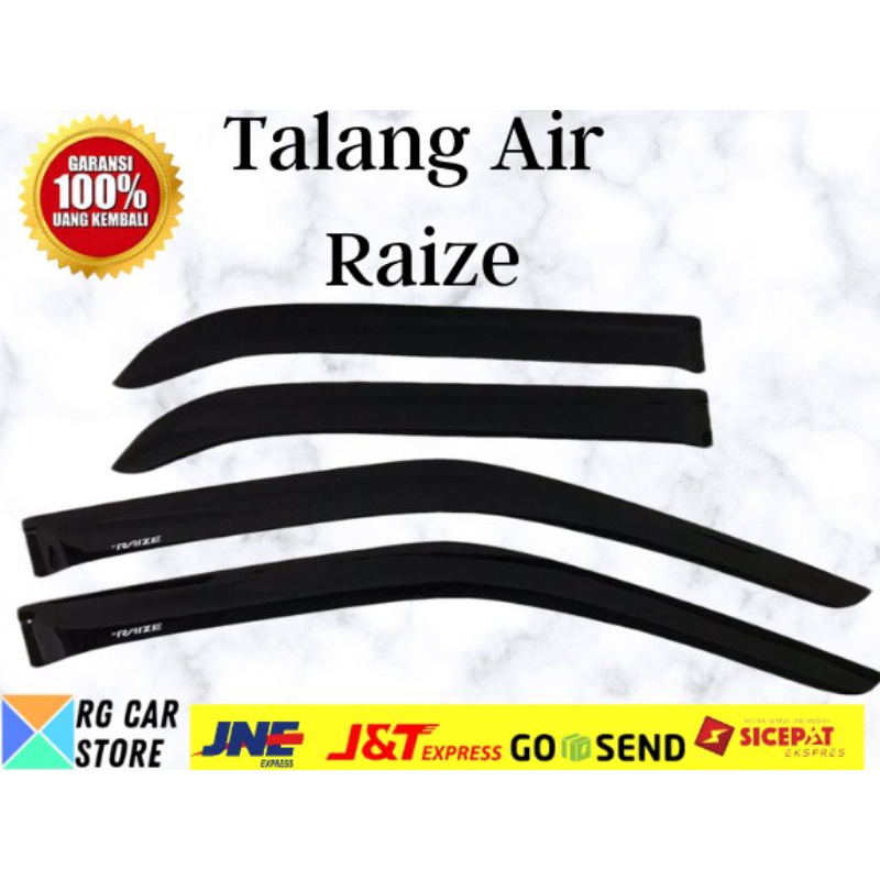 TALANG AIR/SIDE VISOR RAIZE MODEL SLIM DIJAMIN PNP BERKUALITAS